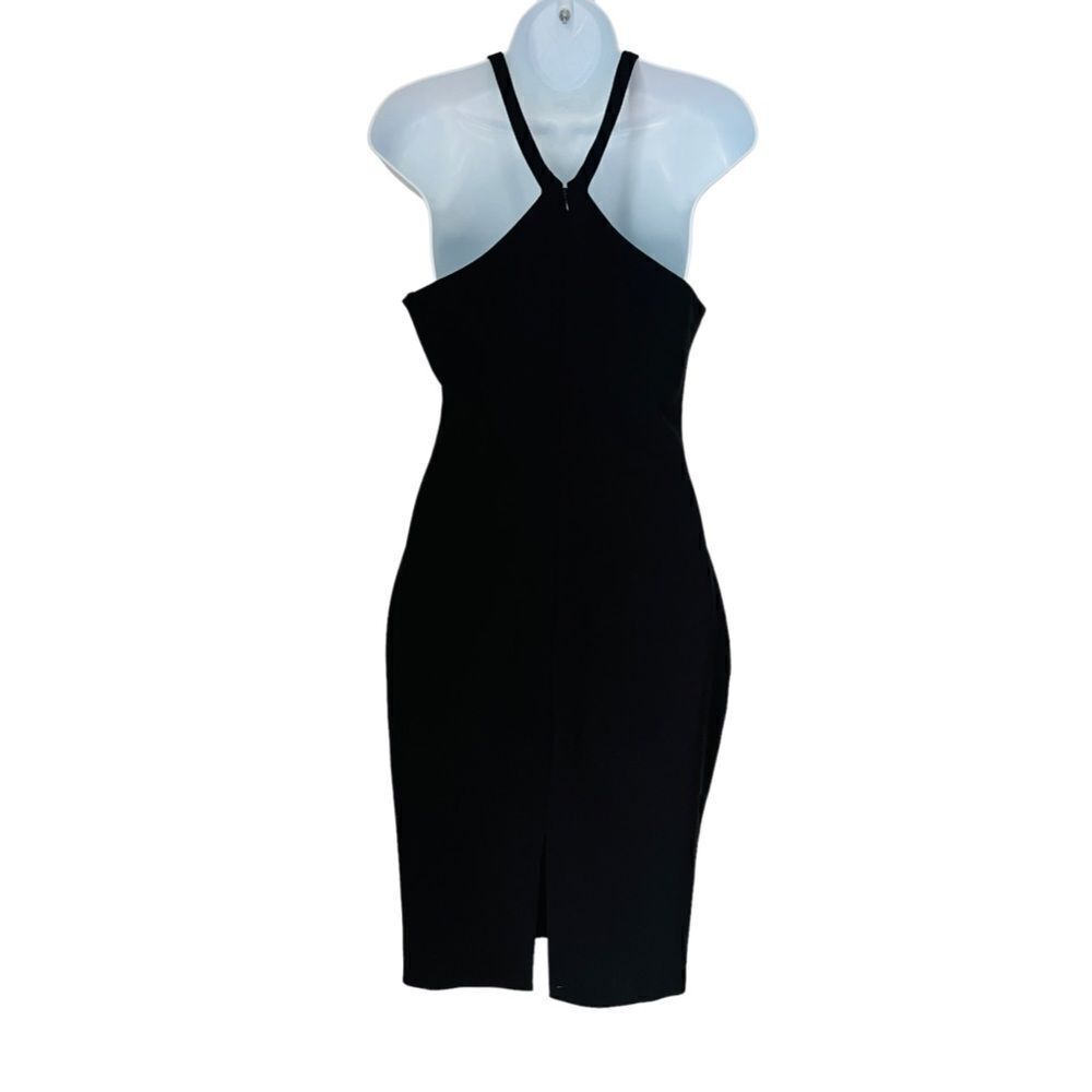 Likely Black Strappy Sleeveless Keyhole Sheath Evening Elegant Dress sz 8 - Picture 5 of 9